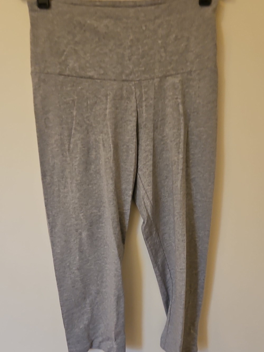 No Boundaries Light Grey Ponte Knit Leggings